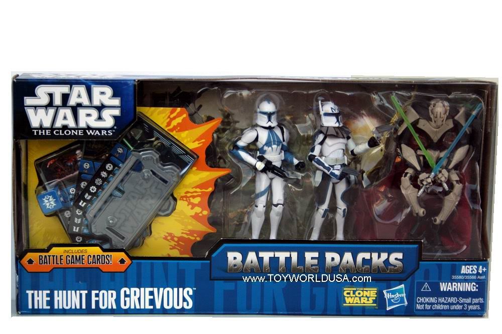 star wars clone wars battle packs